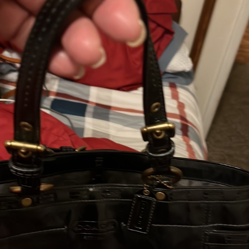 Black coach Bag leather - Picture 3 of 11